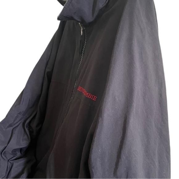 Abercrombie & Fitch performance Coat, Navy, men’s Sz large Jacket Winter‎ EUC - Picture 4 of 8